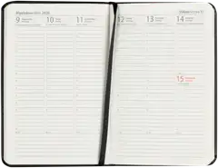 Taskukalenteri A6 musta - 2