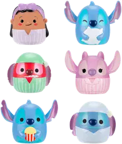 Squish-a-longs 2,5 cm Disney Stitch hahmo 6 kpl - 2
