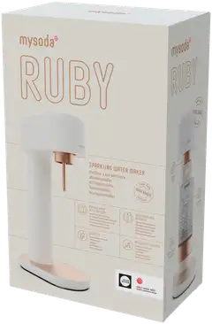 Mysoda Ruby 2 White Copper hiilihapotuslaite - 4