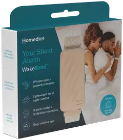 Homedics SS-WB100CE-WW - WakeBand™ Silent Alarm herätysranneke, kerma - 5