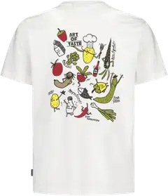 Finlayson miesten t-paita Art of Taste - White - 2