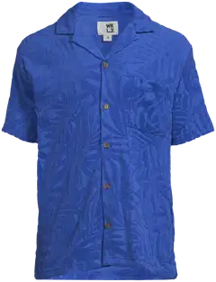 WKLY. miesten kesäpaita terry 195W152603 - dazzling blue - 2