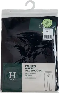 House poikien pitkät alushousut 231H311628 - MUSTA - 4