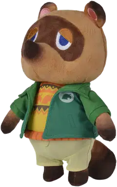 Simba Animal Crossing Tom Nook, talvivaatteissa, pehmo 25 cm - 2