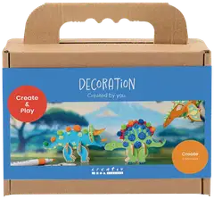 Creativ Company askartelusetti koristelu dinosaurus - 1