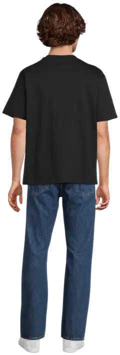 WKLY. miesten t-paita basic oversize 195W482406 - BLACK - 3