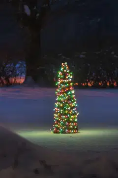 Konstsmide Valosarja 3678-505, Cluster 400 Candy color LED Cherry, Musta johto, IP44 - 5