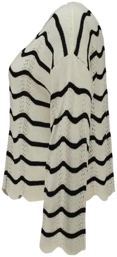 Hailys Lasten neule So44la - offwhite/black stripe - 3