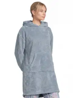 Actuelle naisten fleecehuppari 212A382639 - Grey - 1