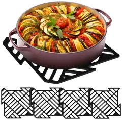 Happy Sinks Tiskialustasetti – Musta – 4 kpl - 5