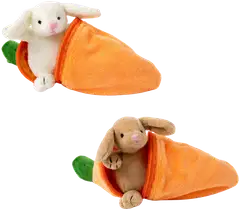 Teddykompaniet Pupu ja porkkana pehmolelu 14 cm - 1