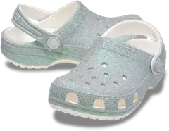 Crocs lasten pistokas Classic Iridescent Glitter - WHITE - 1