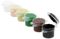 Creativ Company plus color -ask.maali luonnonrusk. 6x5ml - 4