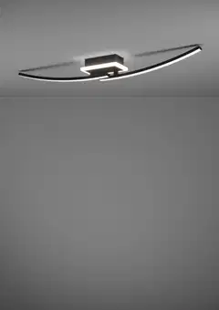 EGLO kattovalaisin Lungolago LED 12W 74x14 cm musta/valkoinen - 6