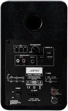 Jamo aktiivikaiutinpari C705PA MKII High Gloss Black - 3