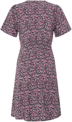 B.young naisten mekko Bymmjoella short - BLACK/PINK DITSY - 2