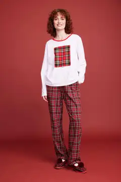 Reino&Aino naisten pyjama - RED - 8