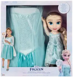 Disney Princess nukke ja mekko Frozen Elsa - 1