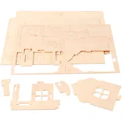 Creativ Company 3d-palapeli talo terasseineen miniatyyri - 4