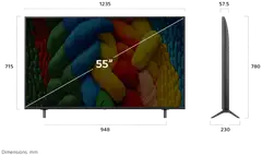 LG 55" 4K NanoCell Smart LED TV 55NANO80A6B - 4