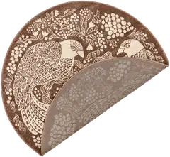 Viserrys full matto Ø 160 cm  beige - 2