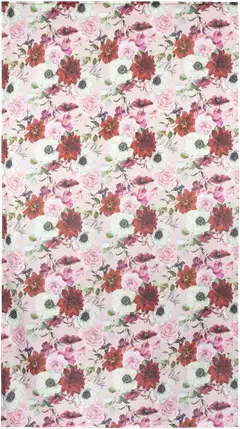 House sivuverho Anemone 140 x 250 cm v.punainen/valkoinen/punainen - 2