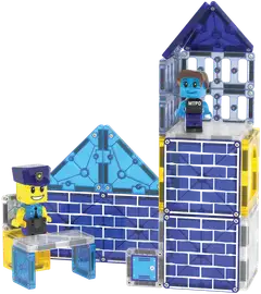 MAGNA-TILES® Poliisiasema magn. rak.sarja 35 osaa - 4