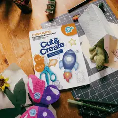 Fiskars Lasten sakset 13 cm & askartelukirja 6+ - 4