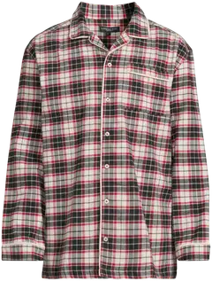 London Fog miesten flanellipyjama 191L422633 - RED/BEIGE - 2