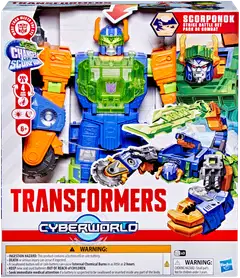 Transformers Cyberworld hahmo Scorponok strike battle 35 cm - 1
