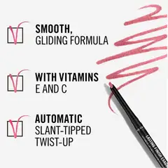 Rimmel Lasting Finish Exaggerate Automatic Lip Liner 1 g 063 Eastend Pink huultenrajauskynä - 4