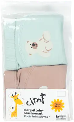 Ciraf lasten harjoitusalushousut Nalle unisex 231H322518 - Surf Spray & Warm taupe - 3