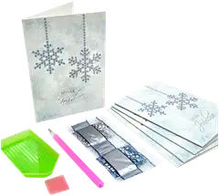 J.K. Primeco timanttimaalauskortti Lumihiutaleet 5kpl - 2