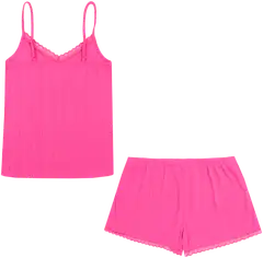 TEX naisten shortsipyjama I982740 - Fuchsia - 2