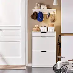 SoBuy kenkäkaappi valkoinen FSR180-W - 2