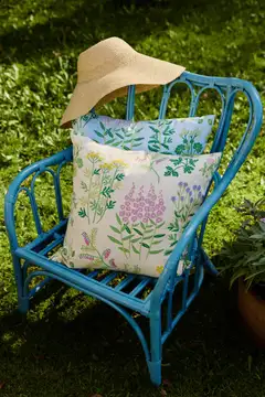 Finlayson koristetyynynpäällinen Joutomaa 48x48cm sini/vihreä - 2