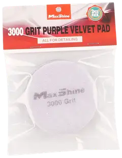 Maxshine velvet pad samettilaikka 135mm keskivaikeiden maalipinnan vaurioiden korjaamiseen, esim. maalisumurajat - 4