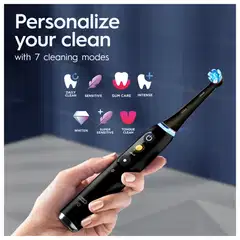 Oral-B iO 9 Black & Rose sähköhammasharjat, 3 vaihtoharjaa, 1 lataava matkakotelo - 2