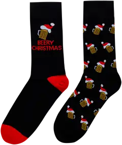 House miesten sukat Jouluolut 193H322520 2-pack - BLACK/RED - 1