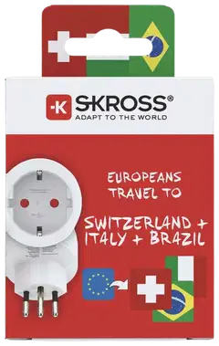 Skross Euro-Sveitsi+Italia+Brasilia - 6