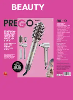 Prego ilmakiharrin/kuivain BLDC setti 5/1 - 3
