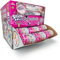 Sticki Rolls Tokidoki Tarrarannekoru Yllätyspakkaus 50 tarraa - 8