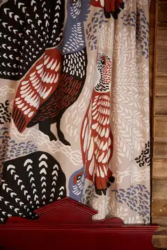 Sivuverho Metsänvartijat 140x250 cm beigeblue - 2