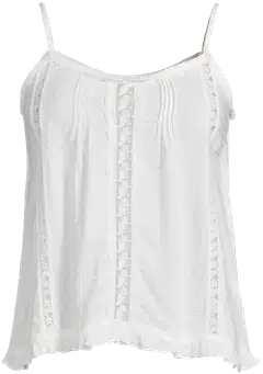 WKLY. naisten toppi pitsisomisteilla 228W160626 - WHITE - 2