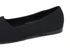 XIT naisten ballerinat Menorca - BLACK - 5