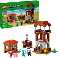 LEGO® Minecraft 21278 Ryöstelijöiden etuvartioasema ja Tuhokylvyri - 1