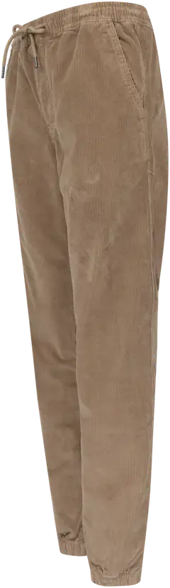 TEX miesten samettijoggerit I992604 - CAMEL LIGHT - 2