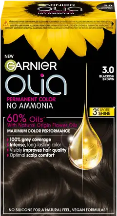 Garnier Olia 3.0 Soft Black kestoväri 174ml - 1