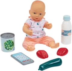 Ecoiffier - Vert Azul - Ostoskärry, tarvikkeet ja nukke - 4