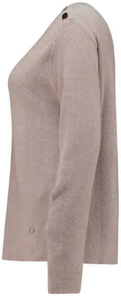 Zabaione Naisten neule ab44ela cok-po-251-0340 - taupe mel - 2